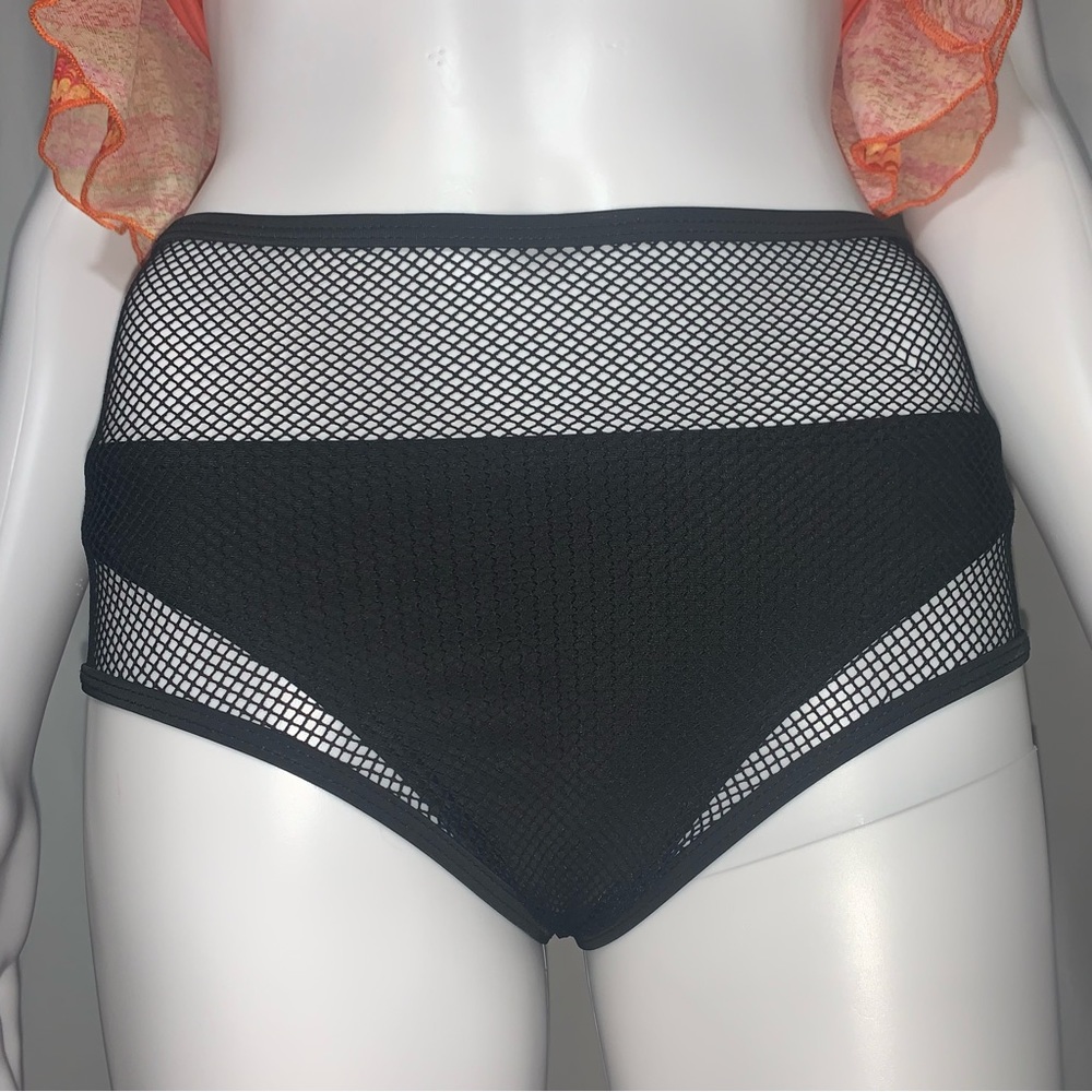 Swim Bottoms with Fishnets